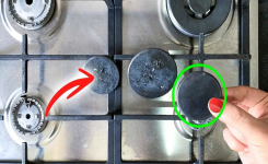 L’astuce la plus efficace pour nettoyer les feux de la cuisinière et les rendre comme neufs