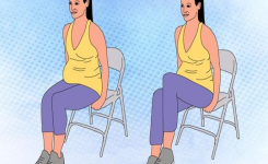 Voici 5 exercices pour perdre la graisse du ventre que vous pourrez faire assis, depuis votre chaise!