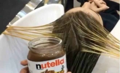 Tendance : colorez vos cheveux avec du Nutella !