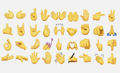 La véritable signification des emoji mains