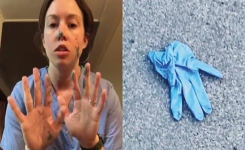 Une infirmière lance un appel urgent à ceux qui portent des gants