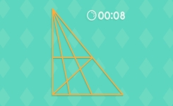 Devinerez-vous le nombre de triangles dans cette image en 20 secondes ?