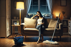 faire le ménage le soir