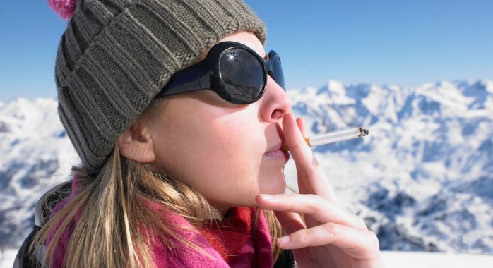 Interdiction de fumer sur les pistes de ski