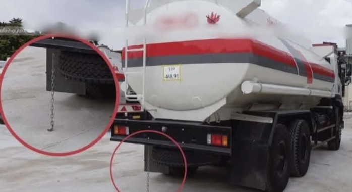 Pourquoi y a-t-il une chaîne accrochée à l’arrière des camions-citernes ?